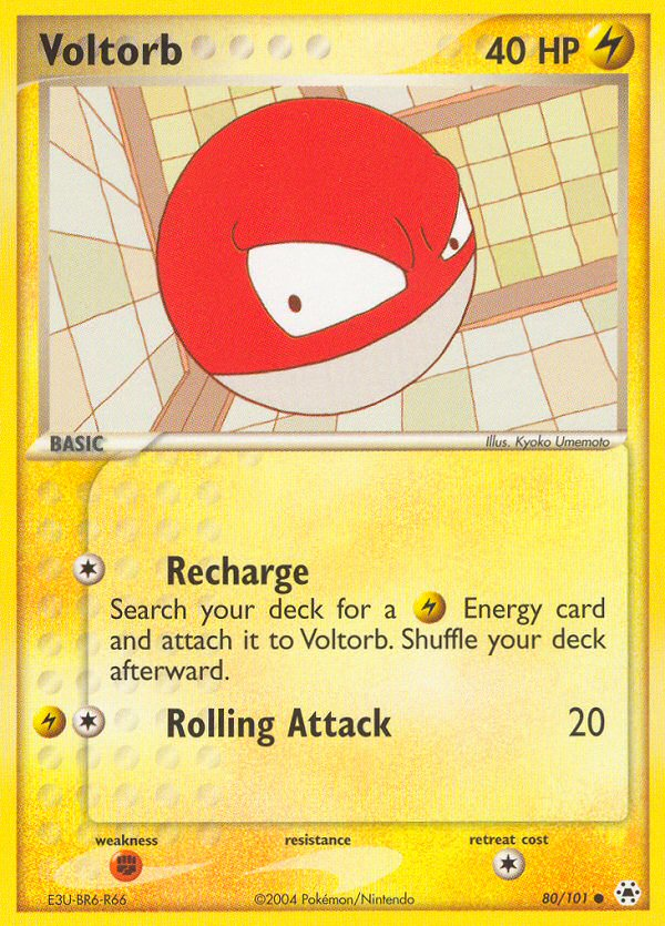 Voltorb (80/101) [EX: Hidden Legends] | Good Games Morley