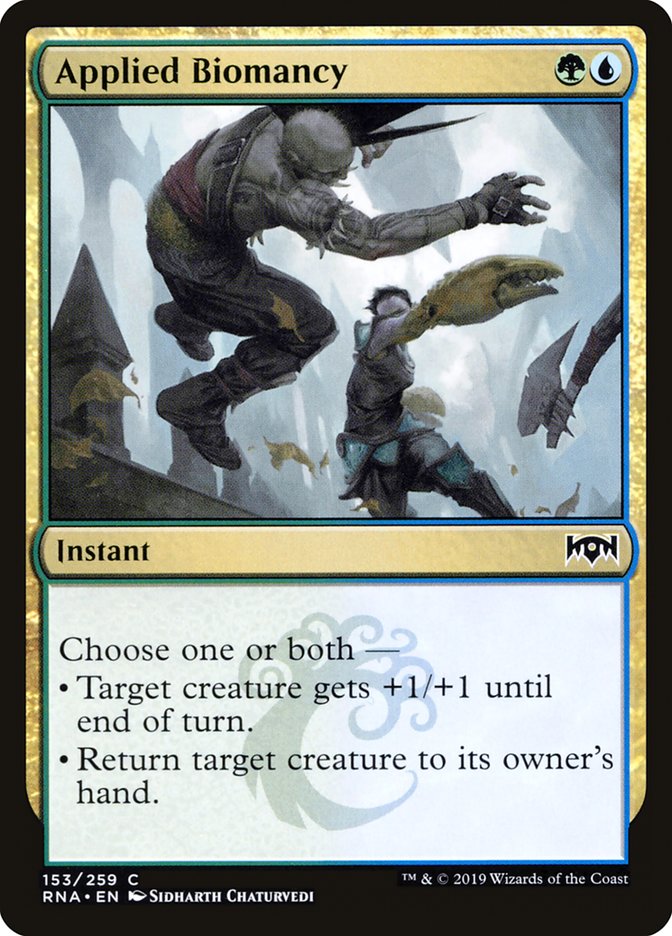 Applied Biomancy [Ravnica Allegiance] | Good Games Morley