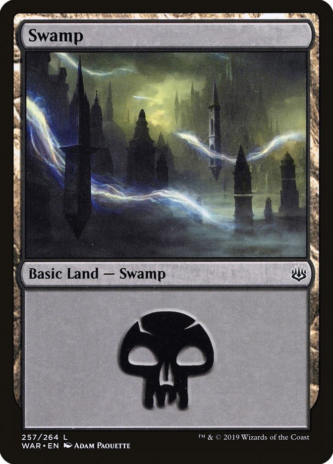 Swamp (257) [War of the Spark] | Good Games Morley