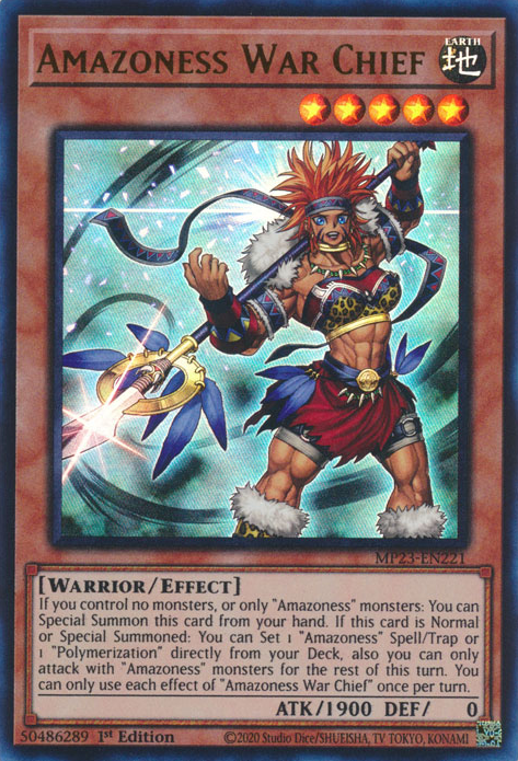 Amazoness War Chief [MP23-EN221] Ultra Rare | Good Games Morley