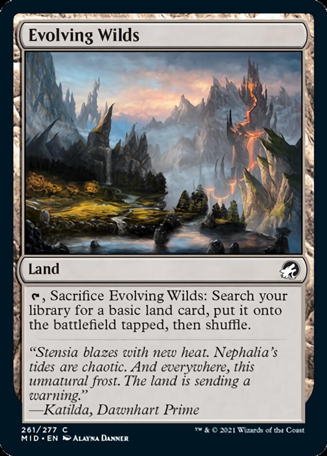 Evolving Wilds [Innistrad: Midnight Hunt] | Good Games Morley