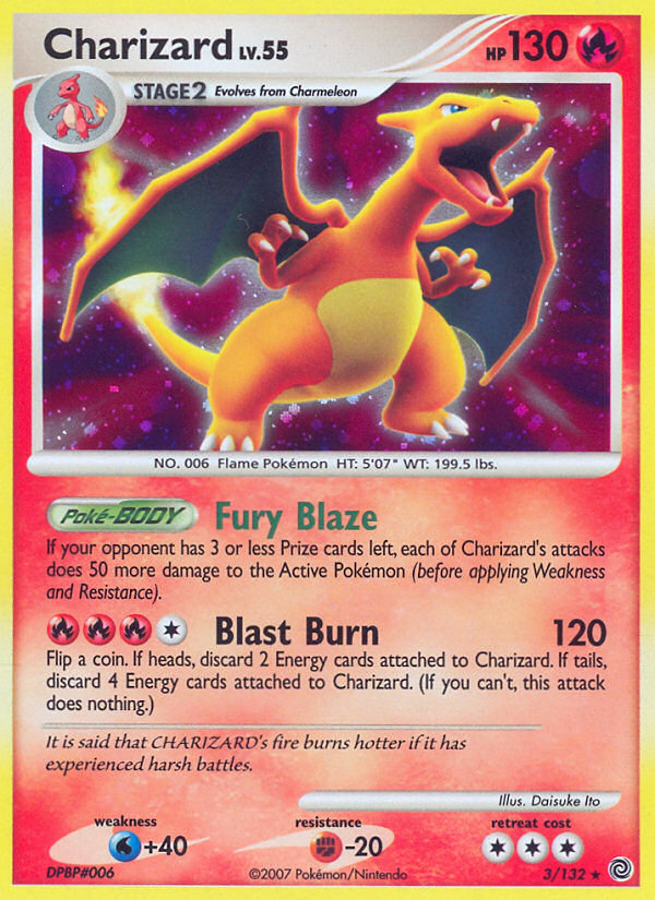 Charizard (3/132) [Diamond & Pearl: Secret Wonders] | Good Games Morley
