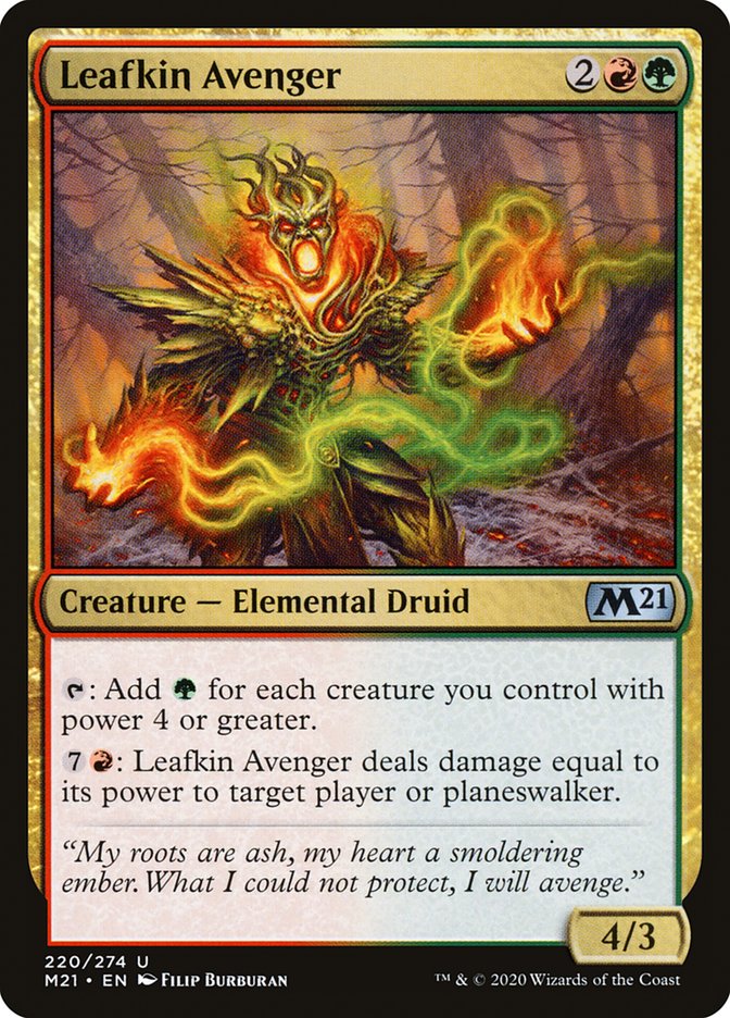 Leafkin Avenger [Core Set 2021] | Good Games Morley