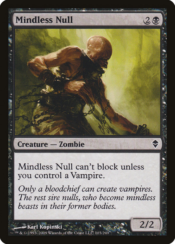 Mindless Null [Zendikar] | Good Games Morley