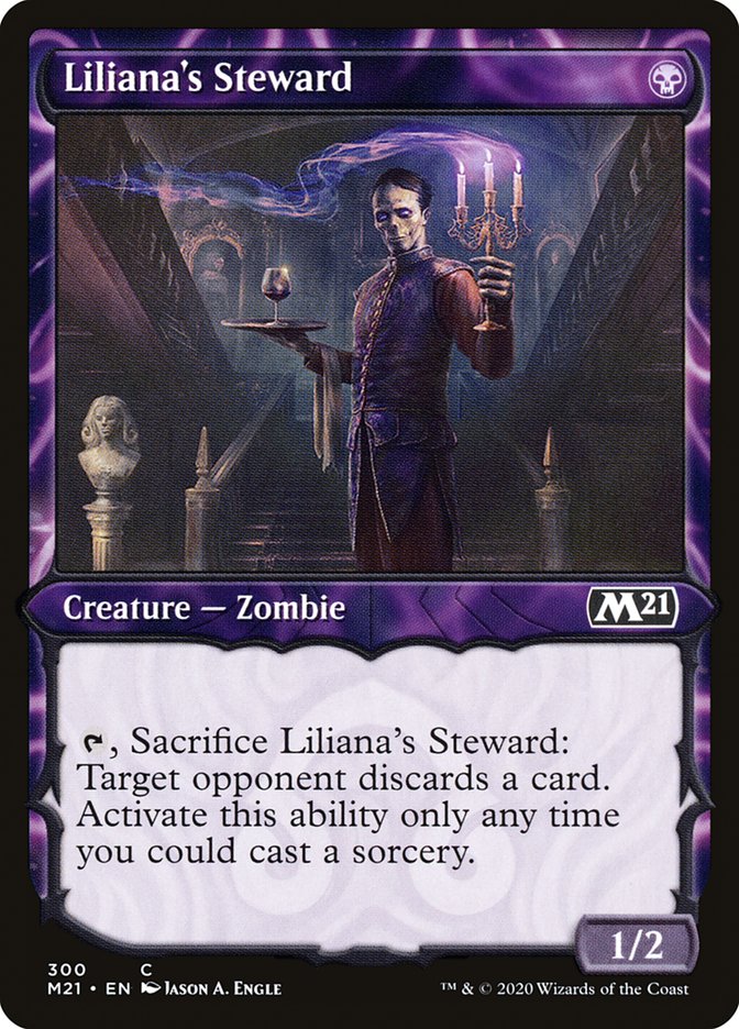 Liliana's Steward (Showcase) [Core Set 2021] | Good Games Morley