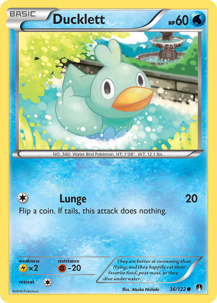 Ducklett (36/122) [XY: BREAKpoint] | Good Games Morley