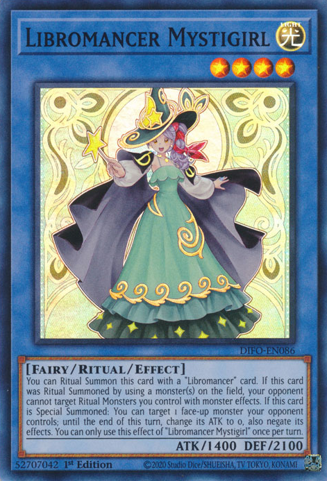 Libromancer Mystigirl [DIFO-EN086] Super Rare | Good Games Morley