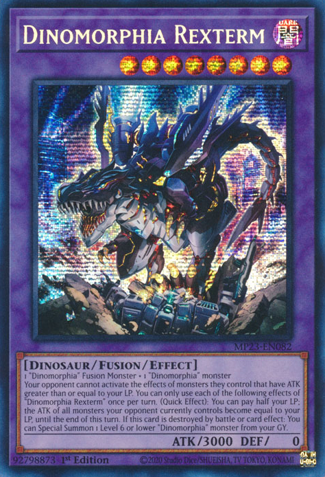 Dinomorphia Rexterm [MP23-EN082] Prismatic Secret Rare | Good Games Morley