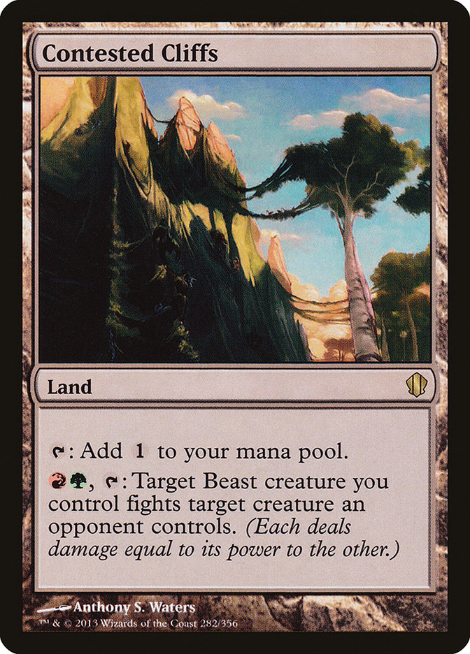 Contested Cliffs [Commander 2013] | Good Games Morley