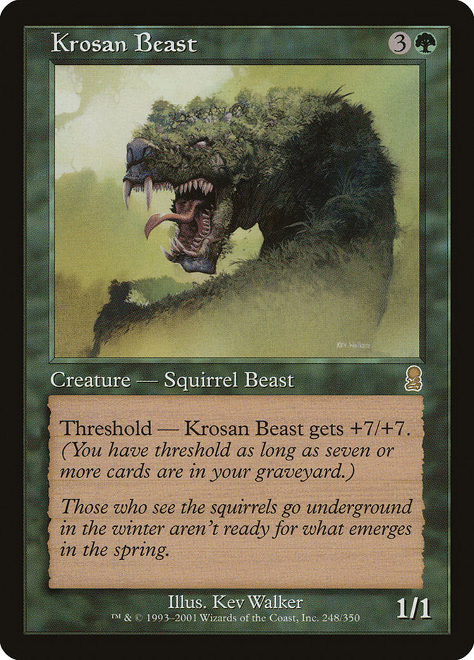 Krosan Beast [Odyssey] | Good Games Morley