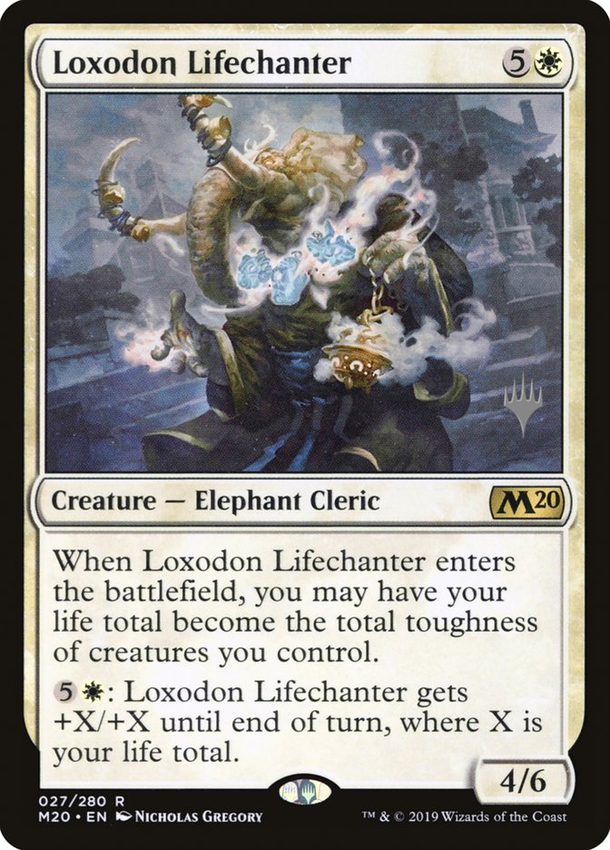 Loxodon Lifechanter (Promo Pack) [Core Set 2020 Promos] | Good Games Morley
