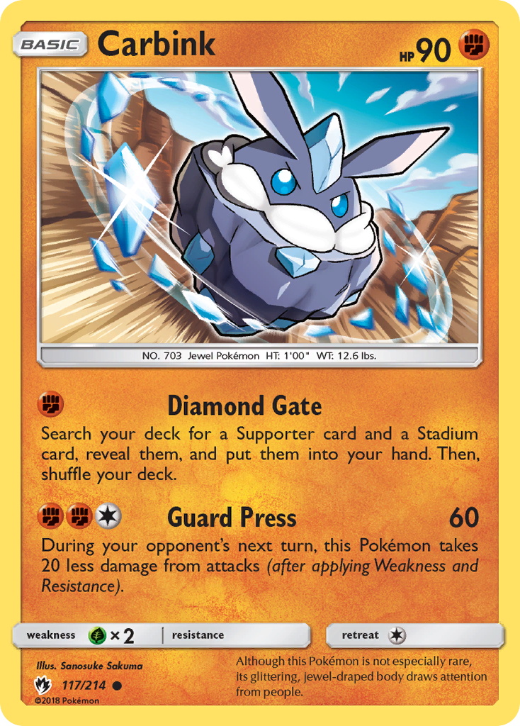 Carbink (117/214) [Sun & Moon: Lost Thunder] | Good Games Morley