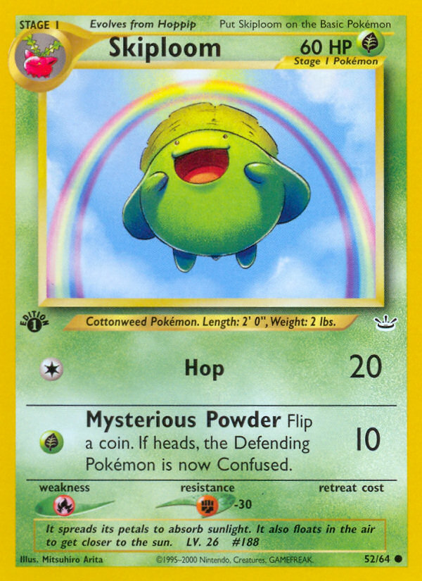 Skiploom (52/64) [Neo Revelation 1st Edition] | Good Games Morley