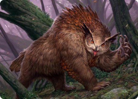 Owlbear Art Card [Dungeons & Dragons: Adventures in the Forgotten Realms Art Series] | Good Games Morley