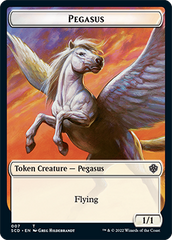 Pegasus // Thopter Double-Sided Token [Starter Commander Decks] | Good Games Morley