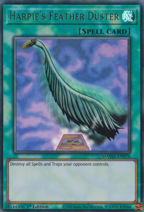 Harpie's Feather Duster [MAMA-EN076] Ultra Rare | Good Games Morley