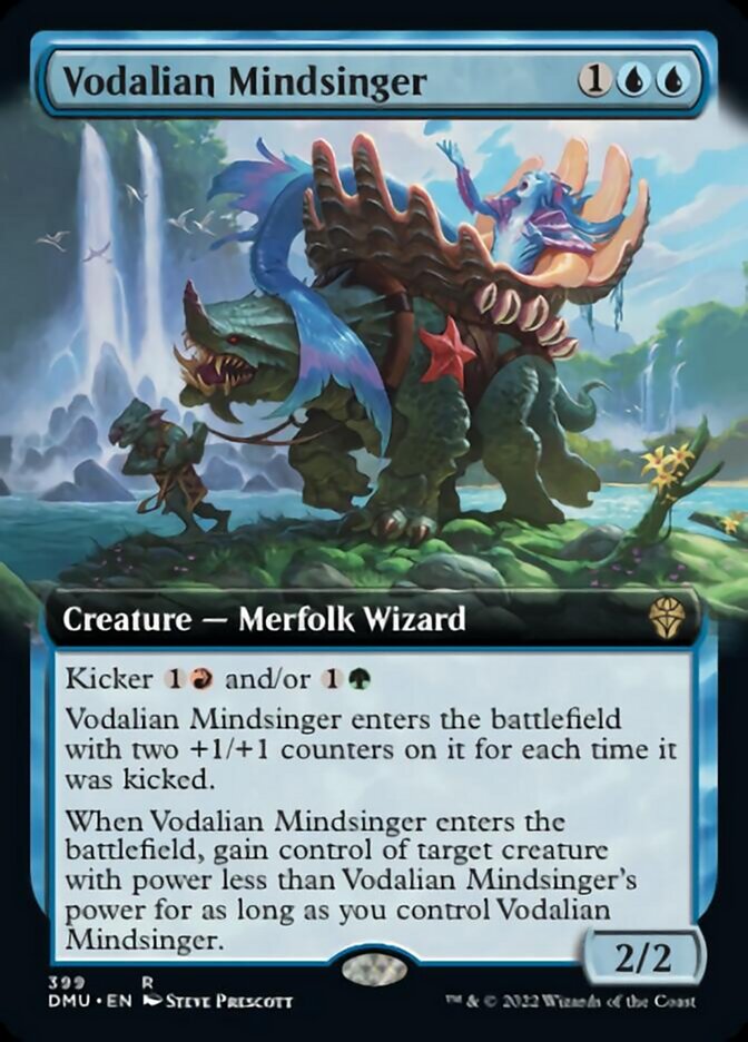 Vodalian Mindsinger (Extended Art) [Dominaria United] | Good Games Morley