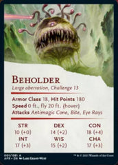 Beholder Art Card [Dungeons & Dragons: Adventures in the Forgotten Realms Art Series] | Good Games Morley