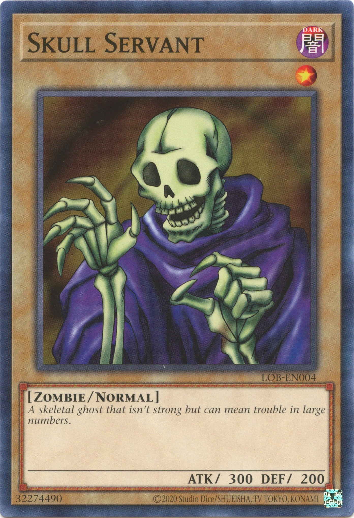 Skull Servant (25th Anniversary) [LOB-EN004] Common | Good Games Morley