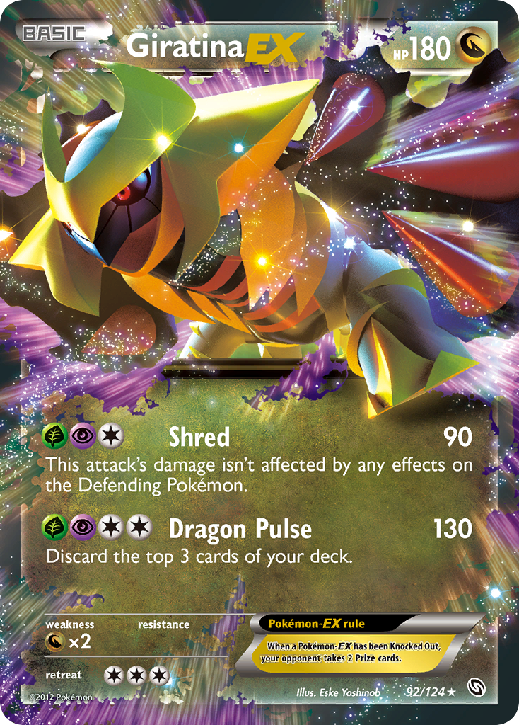 Giratina EX (92/124) [Black & White: Dragons Exalted] | Good Games Morley
