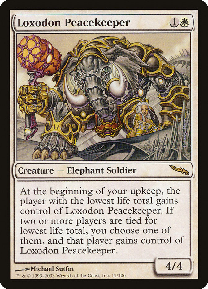 Loxodon Peacekeeper [Mirrodin] | Good Games Morley