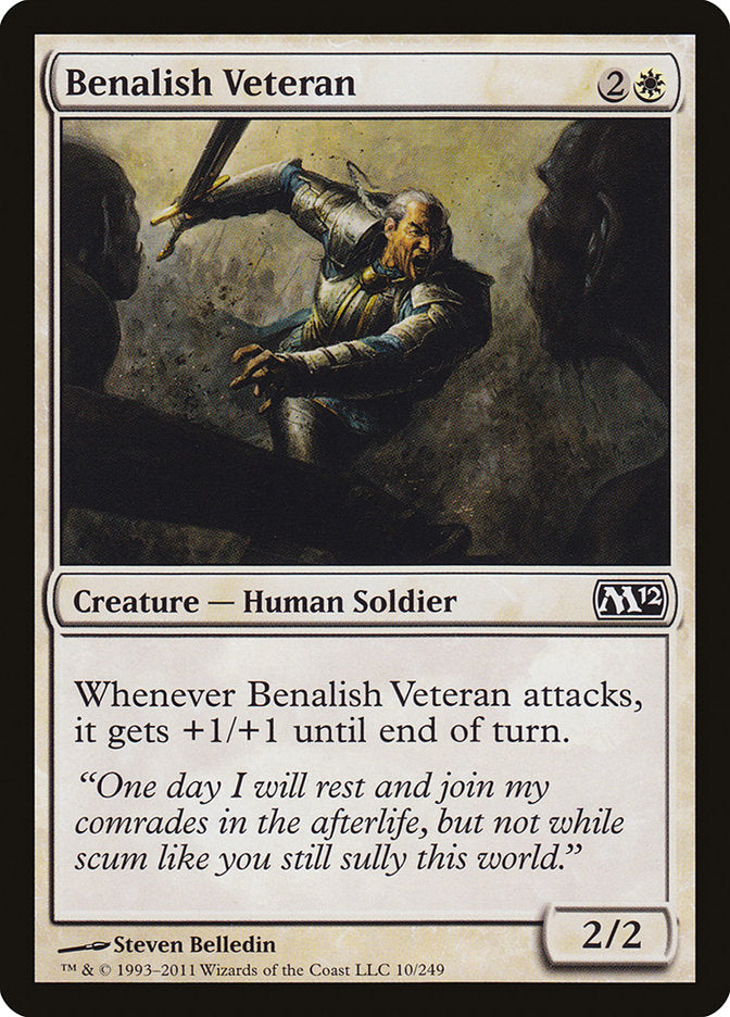 Benalish Veteran [Magic 2012] | Good Games Morley