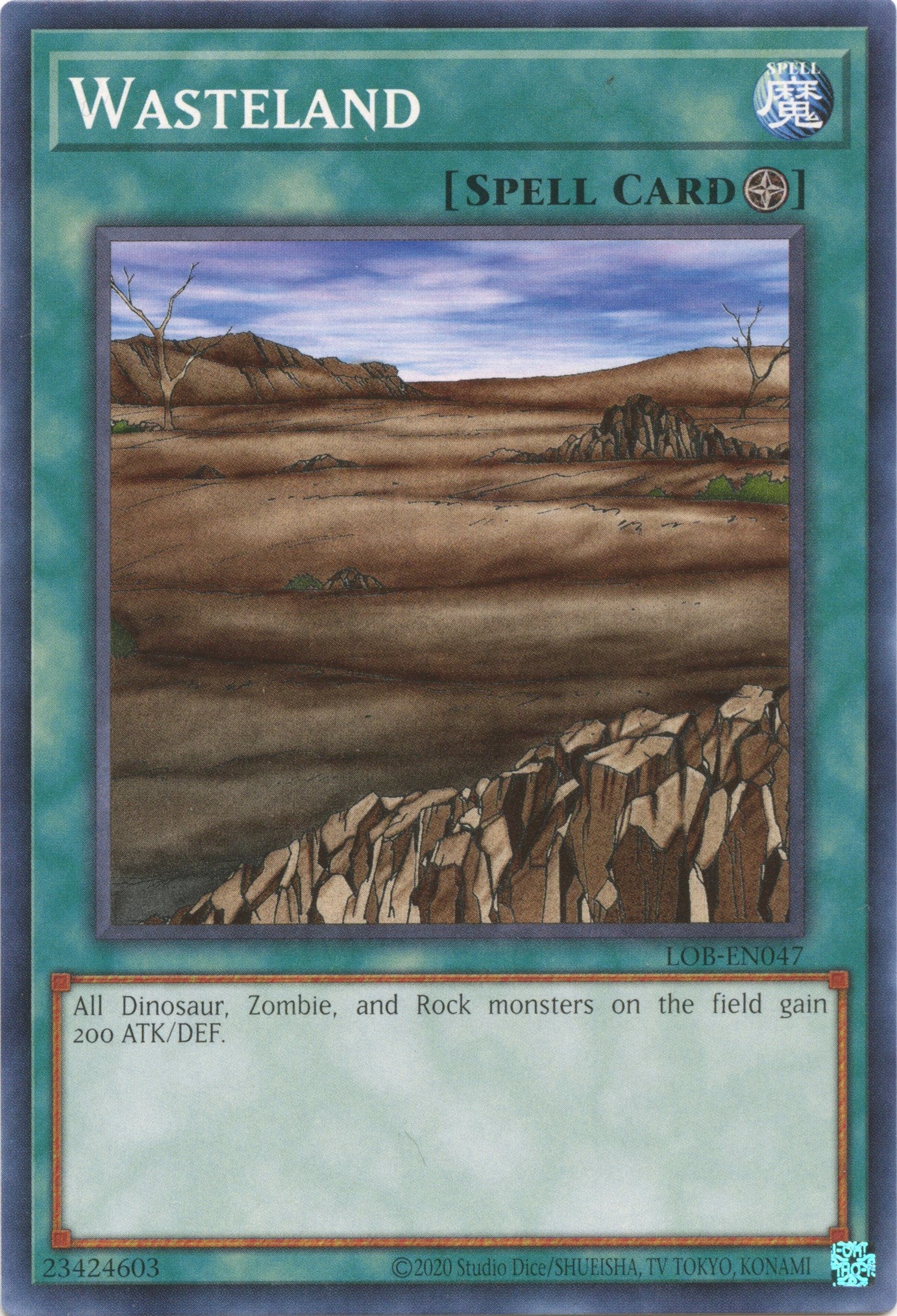 Wasteland (25th Anniversary) [LOB-EN047] Common | Good Games Morley