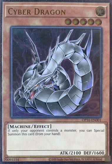 Cyber Dragon [OP16-EN001] Ultimate Rare | Good Games Morley