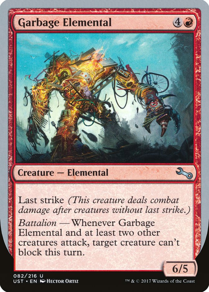 Garbage Elemental (6/5 Creature) [Unstable] | Good Games Morley