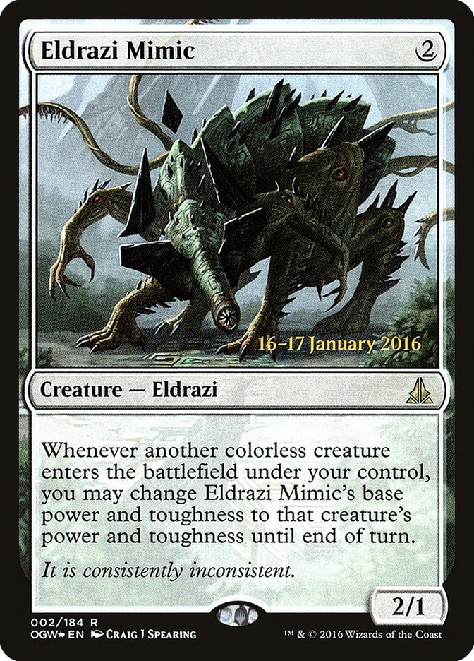 Eldrazi Mimic [Oath of the Gatewatch Prerelease Promos] | Good Games Morley