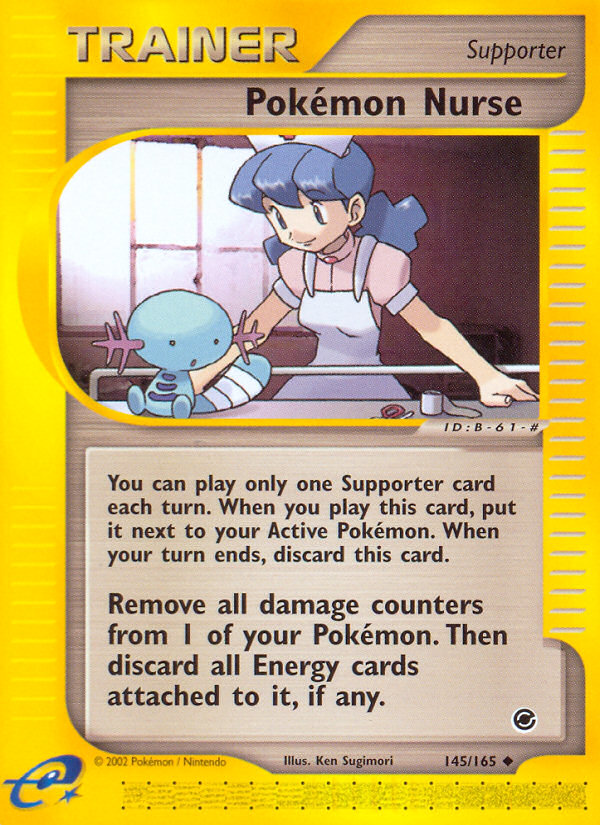Pokemon Nurse (145/165) [Expedition: Base Set] | Good Games Morley