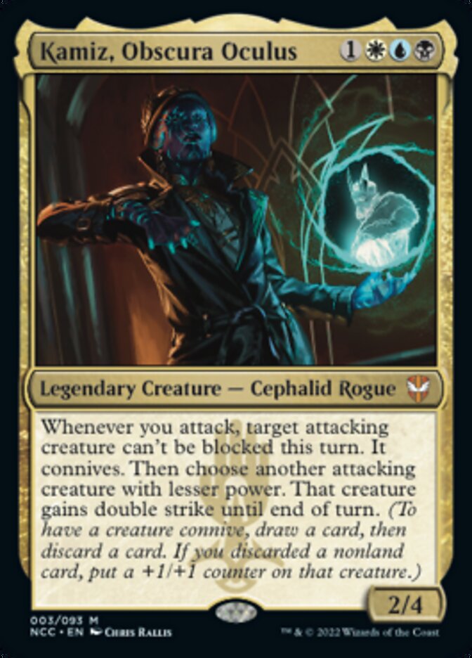 Kamiz, Obscura Oculus [Streets of New Capenna Commander] | Good Games Morley