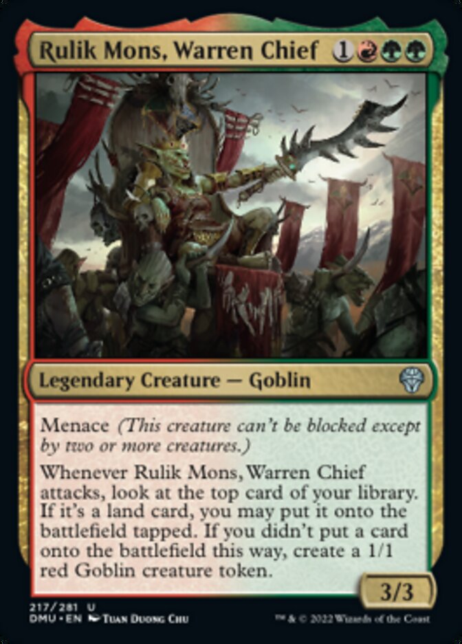 Rulik Mons, Warren Chief [Dominaria United] | Good Games Morley