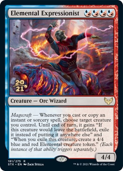 Elemental Expressionist [Strixhaven: School of Mages Prerelease Promos] | Good Games Morley