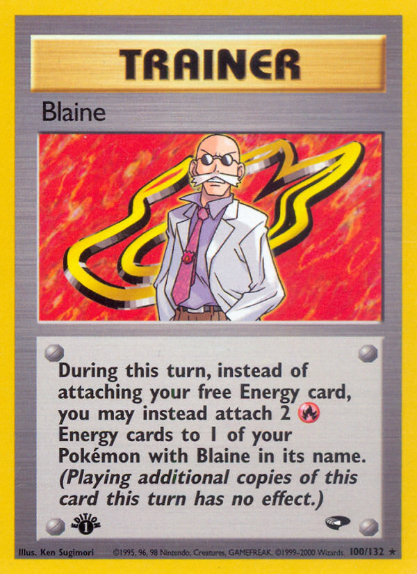 Blaine (100/132) [Gym Challenge 1st Edition] | Good Games Morley