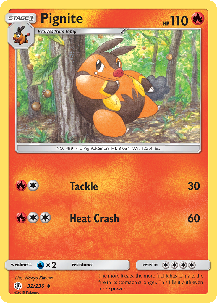 Pignite (32/236) [Sun & Moon: Cosmic Eclipse] | Good Games Morley