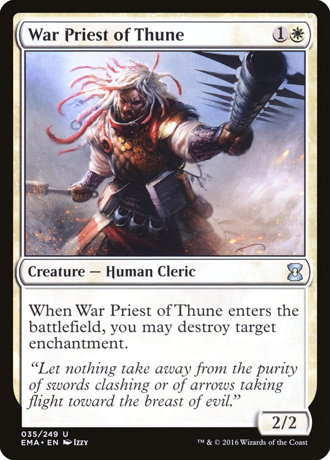 War Priest of Thune [Eternal Masters] | Good Games Morley