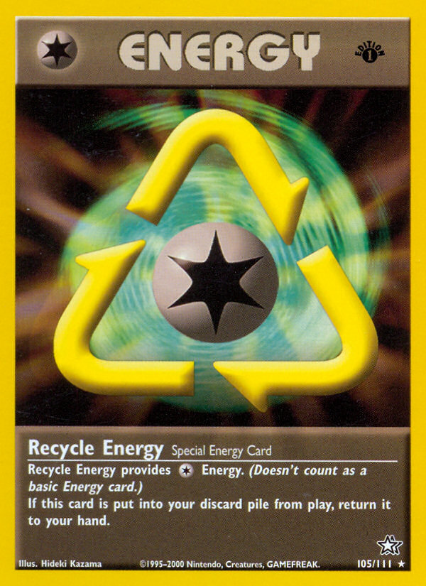 Recycle Energy (105/111) [Neo Genesis 1st Edition] | Good Games Morley