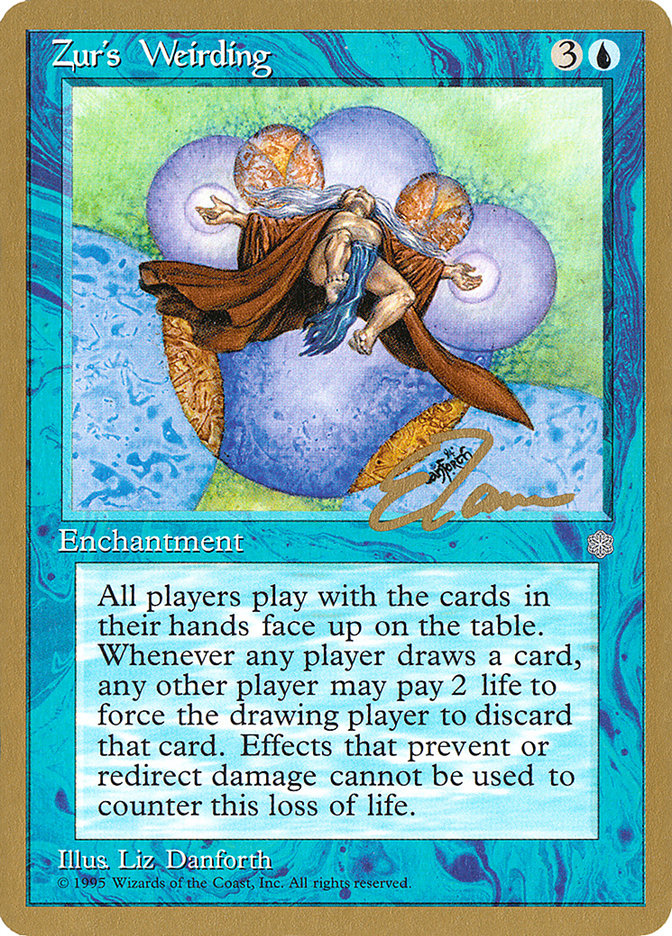 Zur's Weirding (Eric Tam) [Pro Tour Collector Set] | Good Games Morley