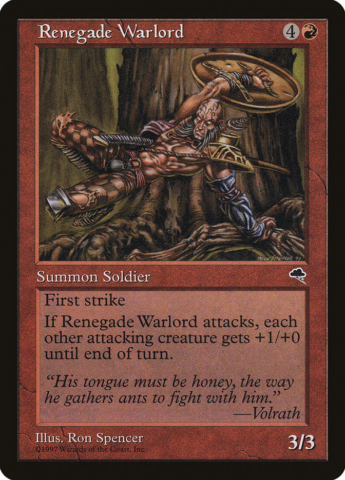 Renegade Warlord [Tempest] | Good Games Morley