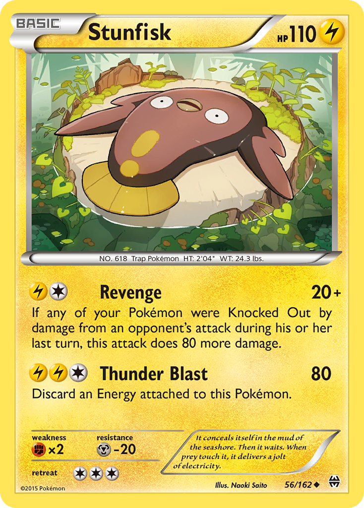 Stunfisk (56/162) [XY: BREAKthrough] | Good Games Morley