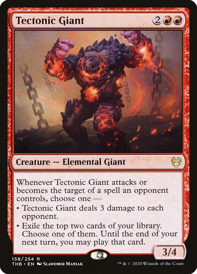 Tectonic Giant [Theros Beyond Death] | Good Games Morley