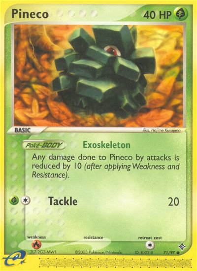 Pineco (71/97) [EX: Dragon] | Good Games Morley