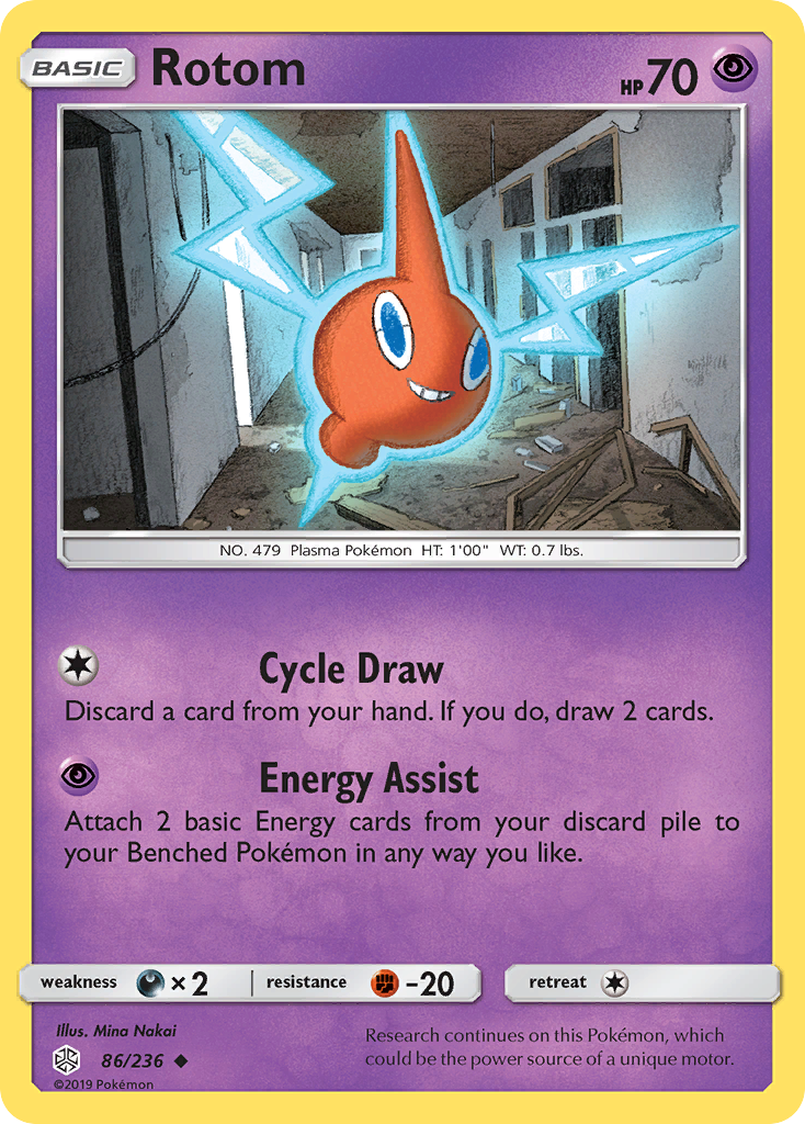 Rotom (86/236) [Sun & Moon: Cosmic Eclipse] | Good Games Morley