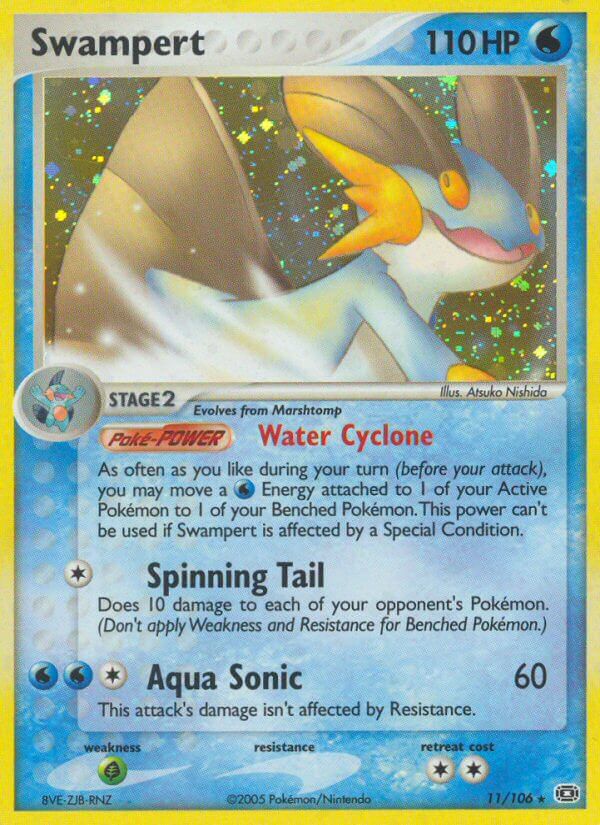 Swampert (11/106) (Theme Deck Exclusive) [EX: Emerald] | Good Games Morley