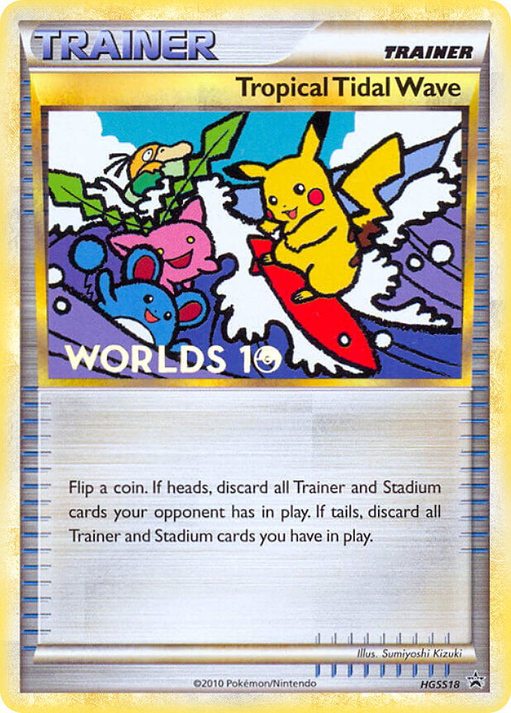 Tropical Tidal Wave (HGSS18) [HeartGold & SoulSilver: Black Star Promos] | Good Games Morley