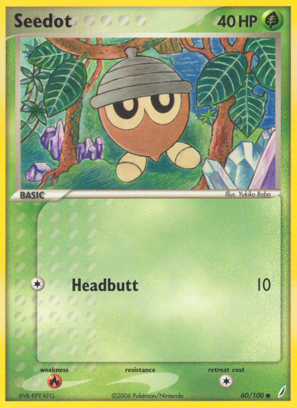 Seedot (60/100) [EX: Crystal Guardians] | Good Games Morley