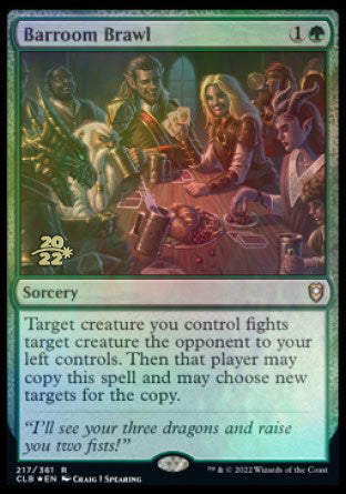Barroom Brawl [Commander Legends: Battle for Baldur's Gate Prerelease Promos] | Good Games Morley
