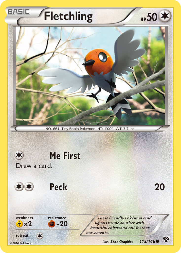 Fletchling (113/146) [XY: Base Set] | Good Games Morley