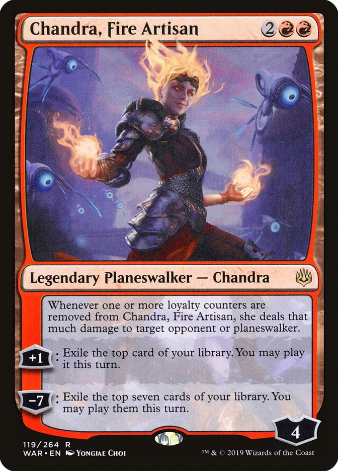 Chandra, Fire Artisan [War of the Spark] | Good Games Morley